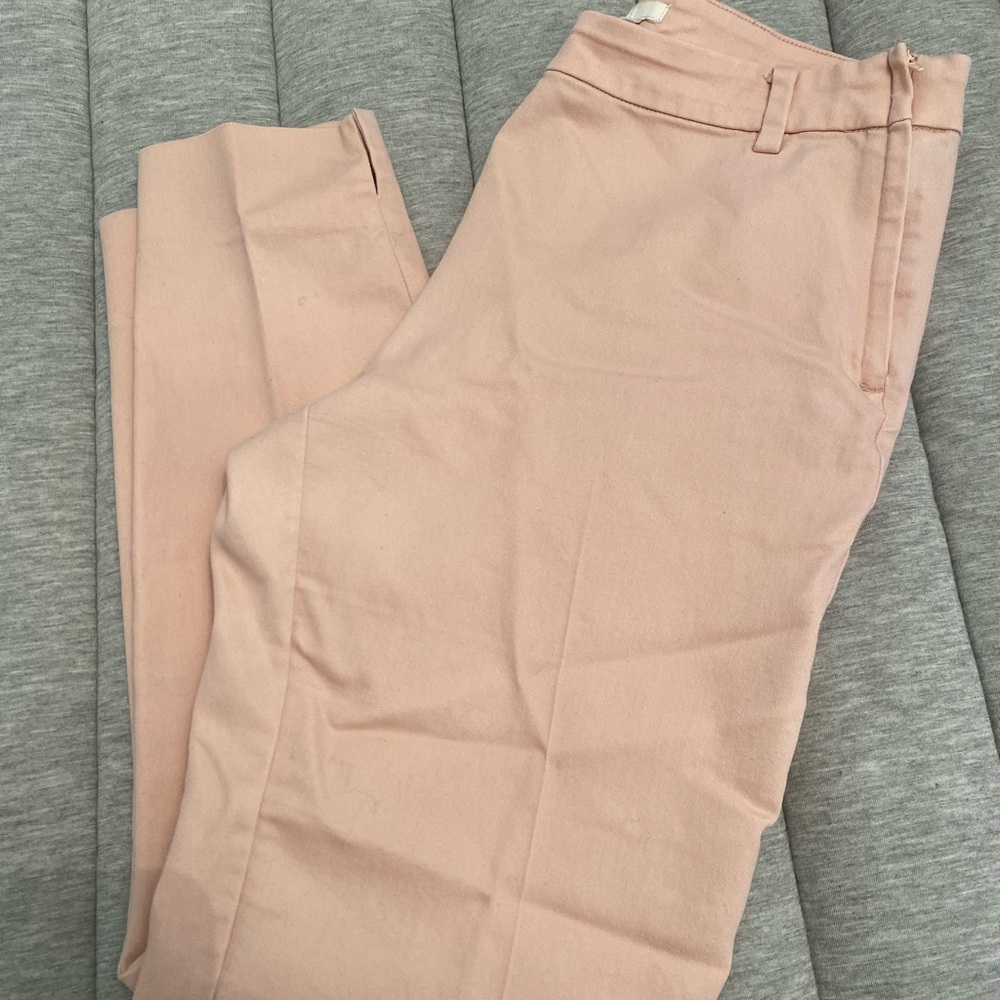 SOLD - Baby Pink Tight Ankle Pants